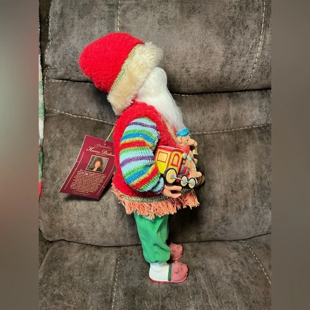 NWT Karen Didion Teddy Bear Santa